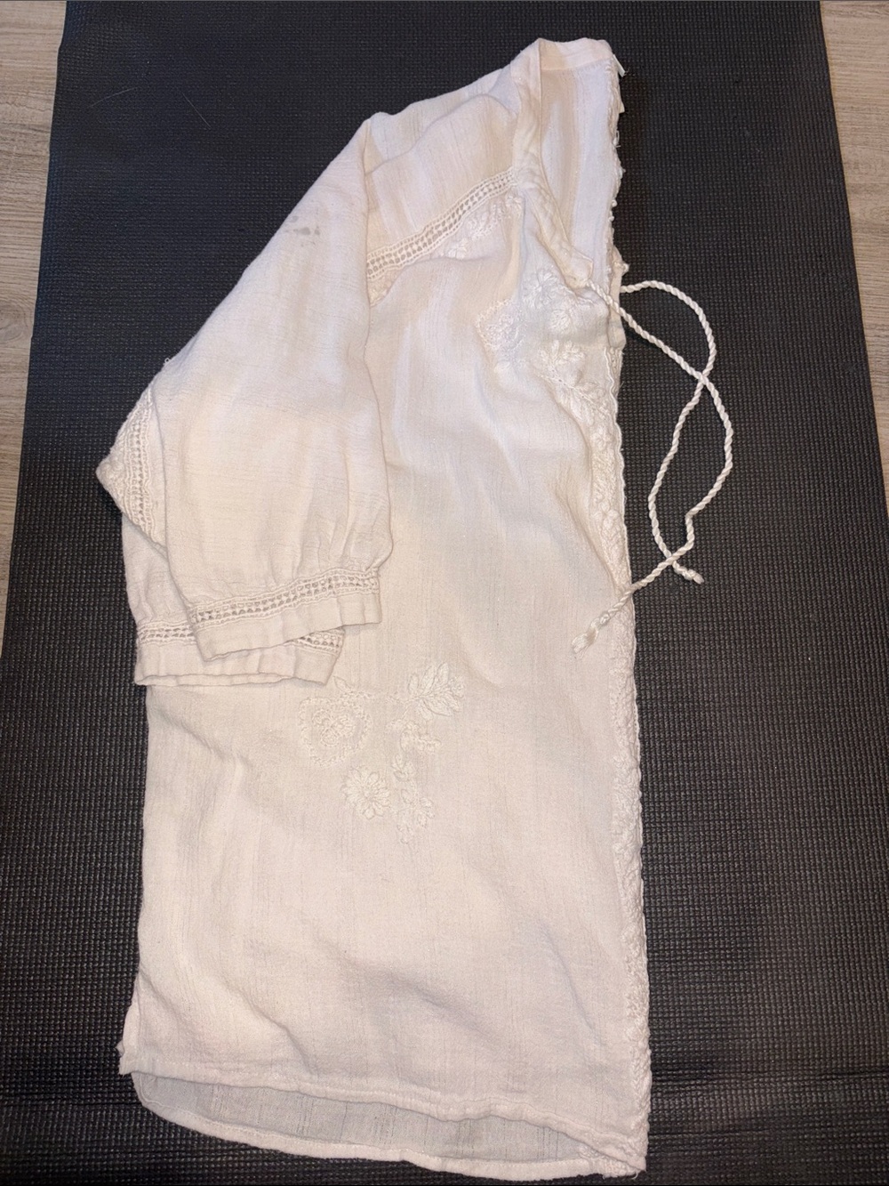 White Peasant Top